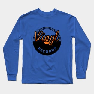 Retro vinyl records Long Sleeve T-Shirt